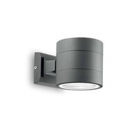 Ideal Lux Snif Round Up & Down Wall Light in Anthracite Grey Finish