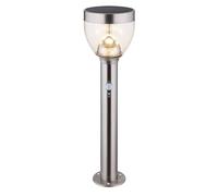 Netlighting Solar Light Outdoor Bollard Stainless Steel IP44 LED 3000K in Grey Netlighting Grey