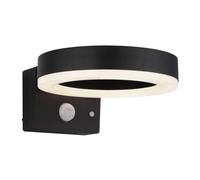 Netlighting Solarleuchte Outdoor Modern Wall Lamp Matt Black IP44 LED 4000K Netlighting Black
