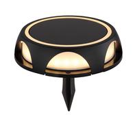 Netlighting Solarleuchte Round Outdoor Spike Matt Black IP65 LED 3000K Netlighting Black