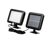 Netlighting Sonic LED Solar Security Wall Light with PIR Black IP44 Netlighting Black