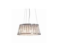Netlighting Sophia 5 Light Pendant Chrome Crystal (K5) Detail G9 in Clear Netlighting Clear