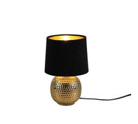 Netlighting Sophia Modern Table Lamp Round Tapered Shade Gold Gold Shade Netlighting Gold