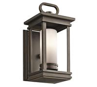 Netlighting South Hope 1 Light Small Outdoor Wall Lantern Bronze IP44 E14 Netlighting Bronze