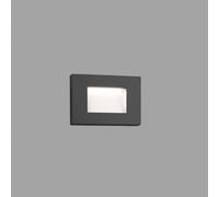 Netlighting Spark Outdoor LED Recessed Wall Light Dark Grey 5W 3000K IP65 Netlighting Dark Grey