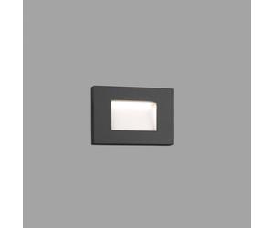 Netlighting Spark Outdoor LED Recessed Wall Light Dark Grey 5W 3000K IP65 Netlighting Dark Grey