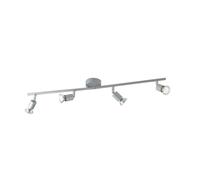 Netlighting SPOT LED 4 Light Adjustable Spotlight Bars Silver 400lm 2700K 75x15cm | Size: 75x15 cm Netlighting Silver 75x15 cm