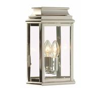 Elstead Lighting Elstead St Martins Single Light Solid Brass Outdoor Lantern in Polished Nickel Finish