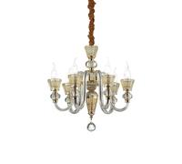 Netlighting Strauss 6 Light Chandelier Rose Gold Finish E14 Netlighting Rose Gold