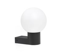 Netlighting Structure 1 Light Outdoor Globe Wall Light Dark Grey IP44 E27 (SHADE NOT INCLUDED) Netlighting Dark Grey