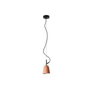 Netlighting Studio 11cm Dome Pendant Ceiling Light Matt Black Pink Netlighting Pink