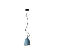 Netlighting Studio 16cm Dome Pendant Ceiling Light Matt Black Blue Netlighting Blue