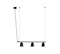 Netlighting Studio 3 Light Bar Pendant Ceiling Light Matt Black Netlighting Black