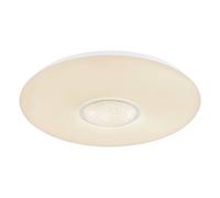 Luminosa Lighting Luminosa Sully Decorative Flush Ceiling Light White 1X Rgb Led Dimmable 3000-6500K Timer