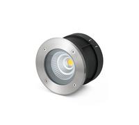 Netlighting Suria LED Outdoor Recessed Spotlight Narrow Beam Angle Matt Nickel IP67 in Grey Netlighting Grey
