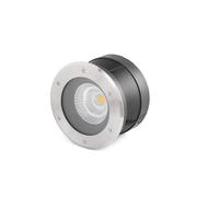 Netlighting Suria LED Outdoor Recessed Spotlight Narrow Beam Angle Matt Nickel IP67 in Grey Netlighting Grey
