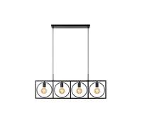 Lucide Suus 4 Light Bar Pendant In Black Finish