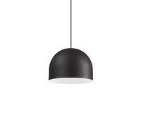 Netlighting Tall 1 Light Dome Ceiling Pendant Light Black Netlighting Black