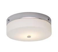 Elstead Lighting Tamar 1 Light Large Flush Light - Polished Chrome