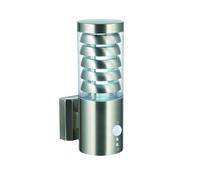 Netlighting Tango Outdoor Wall PIR IP44 Brushed Stainless Steel in Grey Netlighting Grey