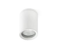 Netlighting Tasa 1 Light Outdoor Surface Mounted Ceiling Light White IP44 Netlighting White