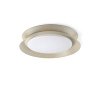 Netlighting Tender Flush Ceiling Light Light Grey 2700K Netlighting Light Grey