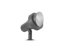 Netlighting Terra 1 Light Large Outdoor Spiked Ground Light Anthracite IP65 E27 in Black Netlighting Black