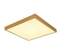 Netlighting Tibey 35cm Square Flush Ceiling Light BrassColoured Matt LED 3000K in Gold Netlighting Gold
