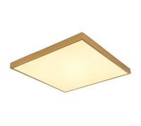 Netlighting Tibey 45cm Square Flush Ceiling Light BrassColoured Matt LED 3000K in Bronze Netlighting Bronze