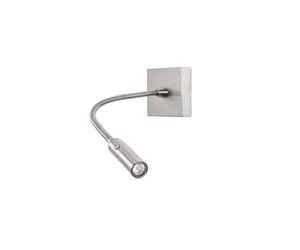 Netlighting Tip LED Wall Reading Light Satin Nickel Touch dimming 174lm 3000K in Grey Netlighting Grey