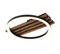 Netlighting Tisha 34x30cm Semi Flush Ceiling Light Matt Black LED 3000K | Size: 34x30 cm Netlighting Black 34x30 cm