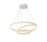 Netlighting Triniti Modern Pendant Light Ø 80cm LED Dim. 3000K White Netlighting White