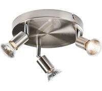 Netlighting Triple Spotlight Brushed Chrome 230V GU10 in Grey Netlighting Grey