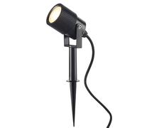 Netlighting Triton Outdoor Floor Spike Frosted & Black IP65 Netlighting Black