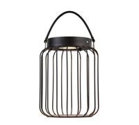 Netlighting Tropic Integrated LED Solar Table Lamp Matt Black Clear Glass IP44 Netlighting Black