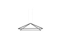 Netlighting Tubs LED Decorative Pendant Matt Black 90cm 3900lm 3000K Netlighting Black