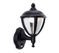 Netlighting Unite LED Outdoor Wall Lantern PIR Black IP44 Netlighting Black