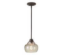 Netlighting Urban Renewal 1 Light Dome Ceiling Mini Pendant Rust Iron E27 in Brown Netlighting Brown