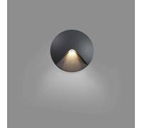 Netlighting Uve LED Outdoor Recessed Wall Light Dark Grey IP44 Netlighting Dark Grey
