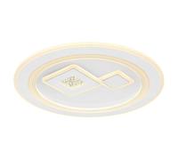 Netlighting Valeria Round Semi Ceiling Light White 2x LED Dimmable 2700-6500K Netlighting White