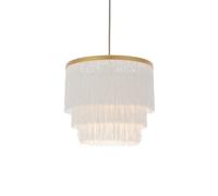 Netlighting 'VARESE' Stylish Dimmable Indoor Fabric Pendant Ceiling Light in Gold Netlighting Gold