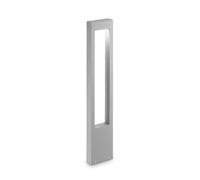 Ideal Lux Vega Single Light Outdoor Post Light in Matt Grey Finish