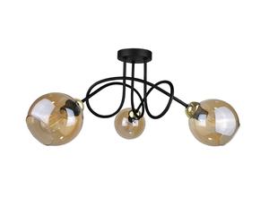 Netlighting Venus Multi Arm Semi Flush Ceiling Light Gold 70cm 3x E27 Netlighting Multicolor