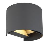 Netlighting Veronika Outdoor Up Down Wall Lamp Anthracite IP54 LED 3000K in Grey Netlighting Grey