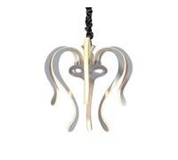 Netlighting Versailles Pendant LED Light 57W 2733lm 3000K Chrome White Acrylic in Grey Netlighting Grey