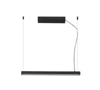 Netlighting Vico 60cm Black Pendant Lamp With Surface Canopy Netlighting Black