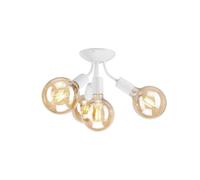 Netlighting Viggo Multi Arm Semi Flush Ceiling Light White 4x E27 Netlighting White