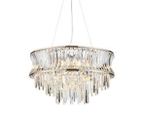 Netlighting Vittoria Pendant Crystal & Glass in Grey Netlighting Grey