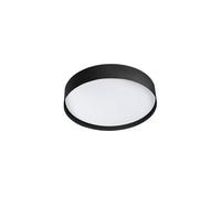 Netlighting Vuk Led Matt Black Flush Ceiling Lamp IP44 Netlighting Black