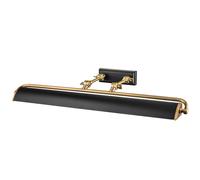 Netlighting Winchfield 4 Light Large Picture Light Aged Brass & Matte Black in Gold Netlighting Gold